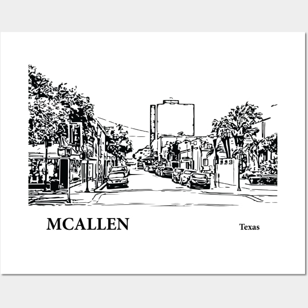 McAllen - Texas Wall Art by Lakeric